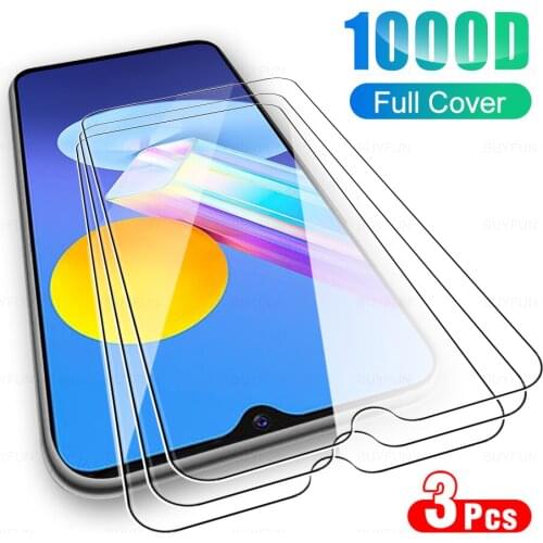 3Pcs Full Cover Protective Glass For VIVO Y72 5G Phone Tempered Glas Screen Protector Film For VI VO Y 72 2021 6.58" Protection