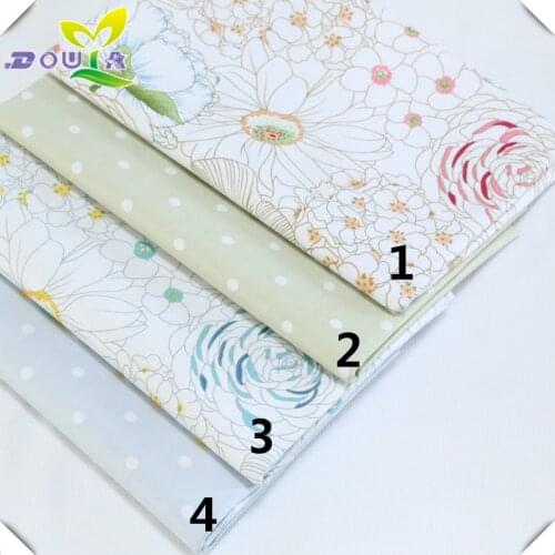 Korean printing cotton twill fabric Talasite bit AB version of the cotton Cotton Bed Linen Tablecloth handmade cloth