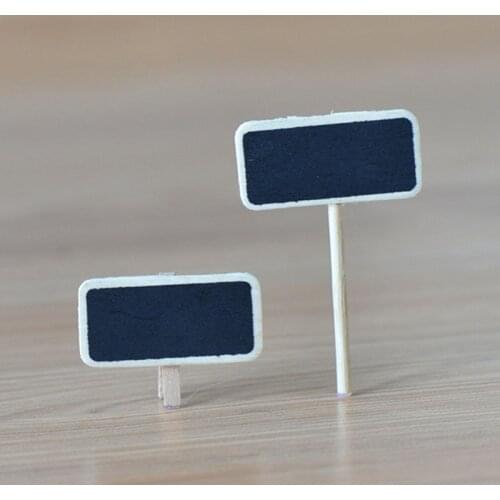 Miniature Wood Writable Signs Mini Craft Micro Landscape Decoration Succulent Garden Home Decor DIY Accessories