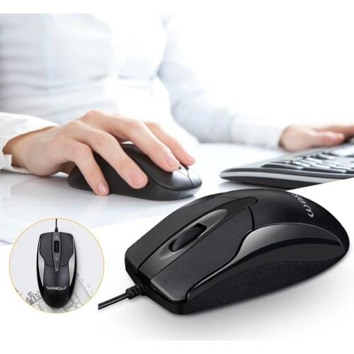 Fashion Wired Mouse Computer Backlit Ergonomic Gaming Mouse 1200dpi 3-Button Business Wired Mouse Office Mice For Laptop PC 2021
