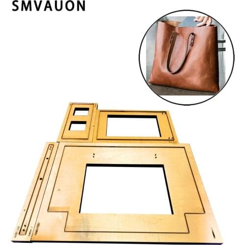 SMVAUON Fashion leisure handbag wooden dies-cutting DIY mold suitable for die-cutting machine