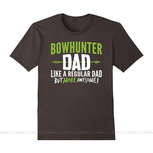 Mens Bow Hunter Dad Shirt Awesome Fathers Day Gift Archery Personalized Full-figured T-Shirt Custom T Shirt