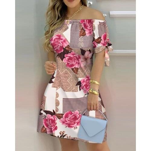 Noworry Summer Short Sleeve Dresses