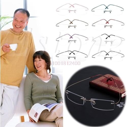 Eyeglasses Frames Fashion Myopia Glasses Frames Metal Rimless Eye Glasses Eyeglasses Frame Spectacle Frames