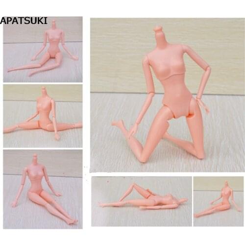 Birthday Gift DIY Kids Toy 12 Joints Doll Naked Body For 11.5" Doll House Parts For 1/6 BJD Doll Without Head Doll Accessory