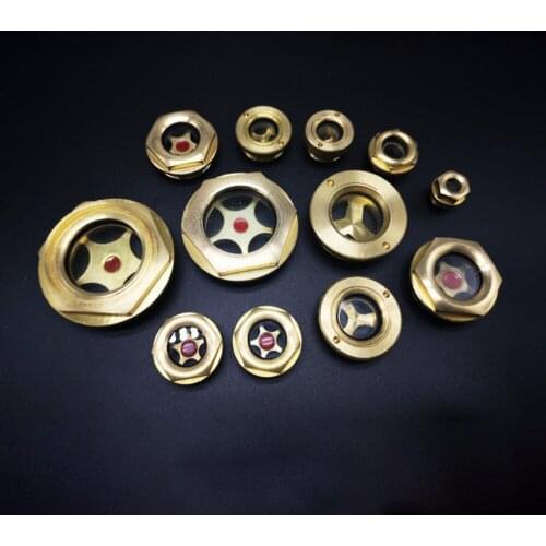 Hex Head M10/12/14/16/20...M60 Metric Male Brass Oil Level Sight Glass Window Use In Air Compressor Lathe
