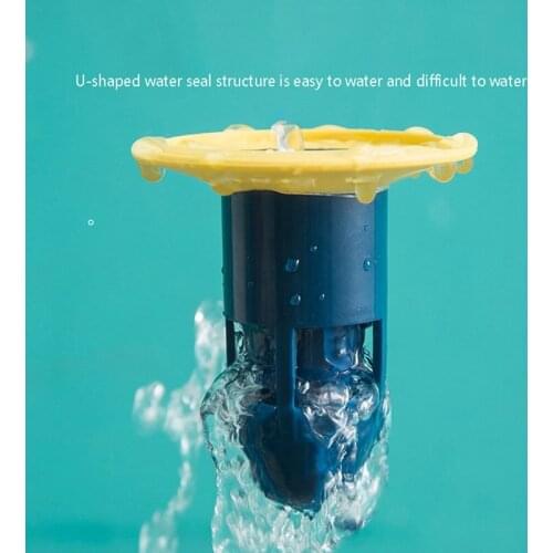 Bath Shower Floor Strainer Cover Plug Trap Silicone Anti-odor Sink Bathroom Water Drain Filter Insect Prevention Deodorant