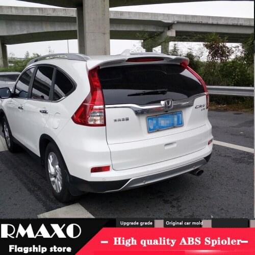 For HONDA CRV Spoiler 2012-2015 High Quality ABS Material Car Rear Wing Primer Color Rear Spoiler
