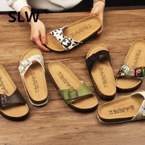 Fabric Beach platform cork soft wedge slipper Wedges couple Low Flip Flops beach flip flops Flat heels creeper slides unisex