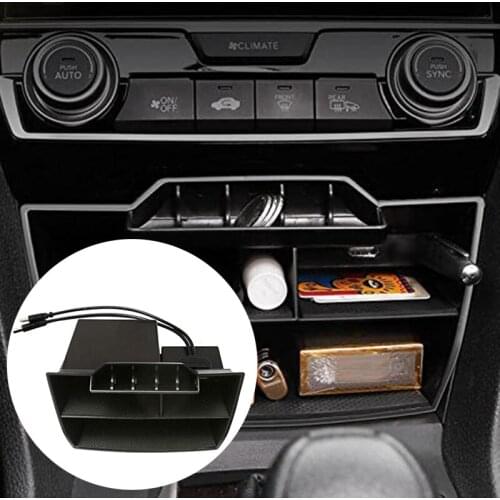 USB Extension Cable For Car Center Console Storage Box For Honda Civic 2016 2017 2018 2019 Special For Civic Modification
