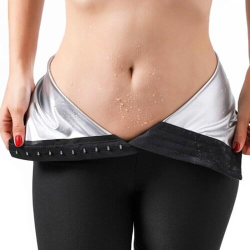 Women Hot Sweat Sauna Pants High Waist Trainer Tummy Fitness Workout Hot Thermo Slimming Leggings Body Shaper Weight Loss Shorts