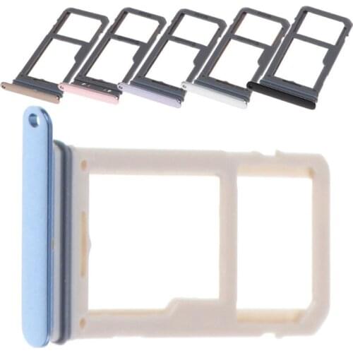 10pcs Single Dual SIM Card Holder Adapter Micro SD Card Holder Slot Tray For Samsung Galaxy S8 G950 G950F