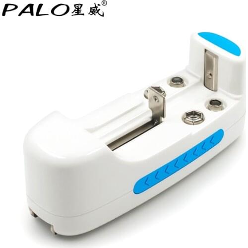 3.7v Original PALO li-02 Battery Cells Charger For 14500 850 AA / AAA NiCd NiMh 18650 9V Rechargeable lithium Battery
