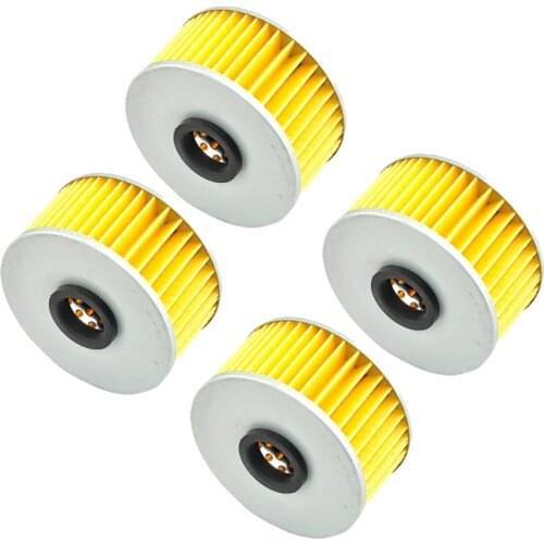 4 Pcs Motorcycle Oil Filter For XS250 FZ400 FZR400 XJ400 XS400 XJ550 FJ600 FZR600 XJ600 YX600 XJ650 XJ700 XJ750 XJ900