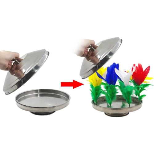 Dove Pan Of Collector - Silver Double Layer/Load,Magic Tricks,Stage,Illusions, Accessories,Gimmick,Appearing