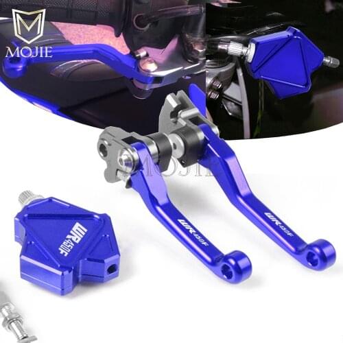 For YAMAHA WR450F WR 450F 450 WR450 F 2001-2018 Motocross CNC Pivot Brake Stunt Clutch Lever Easy Pull Cable System Motorcycle