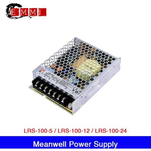Free shipping Meanwell LRS-100-5 / 12 / 24 LED Display Switching Power Supply AC 85-264V to 5V 18A / 12V 8.5A / 24V 4.5A
