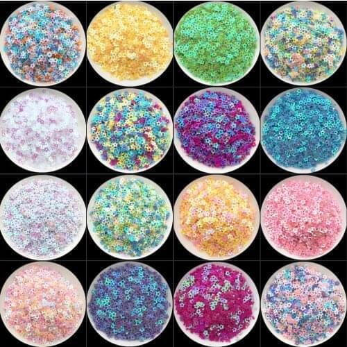 ISequins 3mm Hollow Star Glitter Sequin PVC loose Sequins Paillettes for Nail Art manicure/Women Diy/wedding decoration confetti