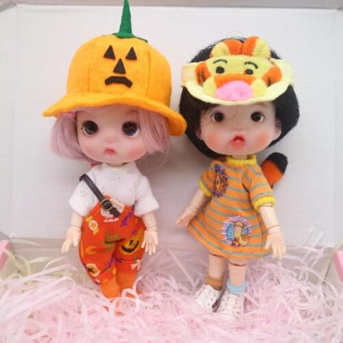 OB11 doll customization 1/8 BJD dolls OB doll DIY polymer clay doll mini doll