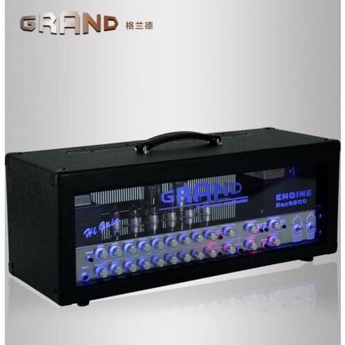 Custom Grand Eng 4-Channel 120-Watt HI GAIN HI END Guitar Amp Head with Black Faceplate