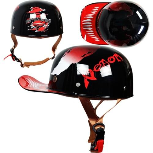 German Capacete Aberto Helmets For Scooter Casco Moto Mujer And Safety Half Helmet Open Face For Half Face Helmet Summer Retro