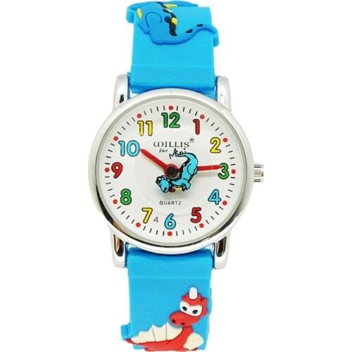 New Arrival Children Silicone Dinosaur Brand Quartz Baby For Girls Boys Fashion Casual Kids Watch Reloj