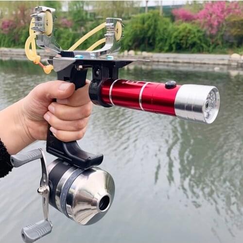 New Quality Fish Shooting Artifact Slingshot Full Set Of Fishing Tools Outdoor Professional Fishing Shooting Hunting Competition