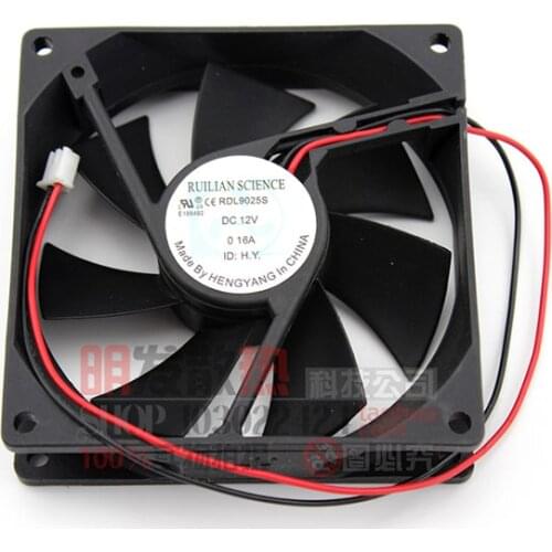 New original 9025 RDL9025S 9cm DC12V 0.16A ultra-quiet chassis power supply refrigerator fan