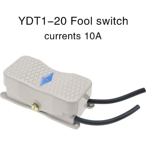 Foot switch pedal power controller ydt1-20 pedal switch reverse switch with double head line
