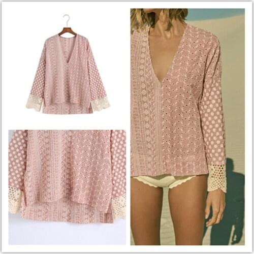 NYX&SHE Openwork Blouses