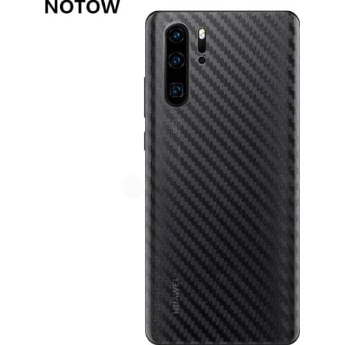 NOTOW Durable 3D Anti-fingerprint Carbon Fiber Back Stickers Screen Protector Film For Huawei p30/p30pro/p30lite /p20