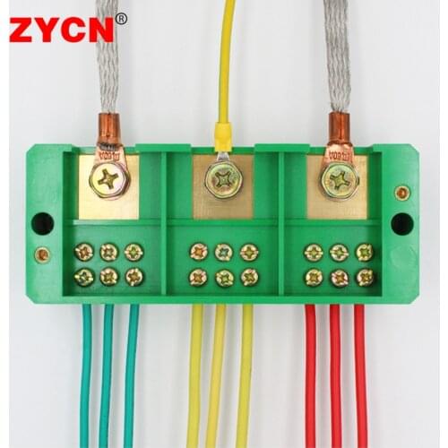 Splitter Junction Box 3 Input Retardant Metering Cabinet Wire Terminal Block Flame Retar Electrical Accessories Copper Conductor