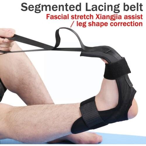 Yoga Leg Ligament Stretching Belt Foot Drop Stroke Braces Feet Training Strap Rehabilitation Joint Correction Ankle Hemiple G5K1
