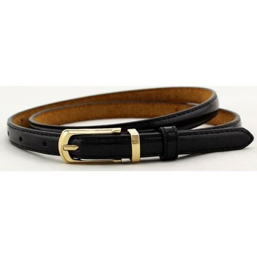 LITTOX Newest Thin Belts For Women Fashion Woman PU Leather Belt Designer Candy Color Pin Belts For Dress Straps Waistband