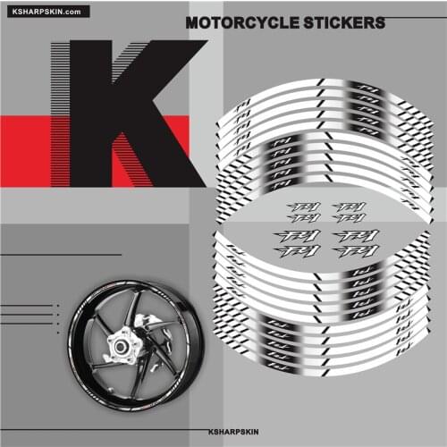 Motorcycle Styling Wheel Tire stripe sticker creative rim decal Decorative Accessories sticker suitable for YAMAHA FZ1 fz 1
