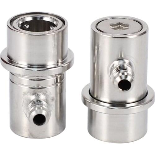 Heavy Duty Stainless Steel Ball Lock Corny Keg Disconnect Gas & Liquid (MFL/Barb) Home Brew Beer Kegging