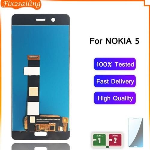 Fix2sailing 5.2'' For Nokia 5 TA-1024 TA-1027 TA-1044 TA-1053 LCD Display Touch Screen Digitizer Assembly Replacement Parts
