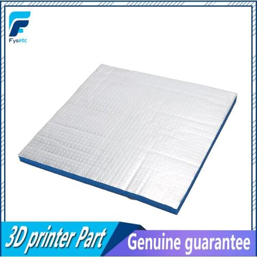 1PC 3D Printer Heating Bed Sticker Heat Insulation Cotton Blue 200/220 10mm Thick For Waohao I3 Anet A8 A2 Tronxy X2
