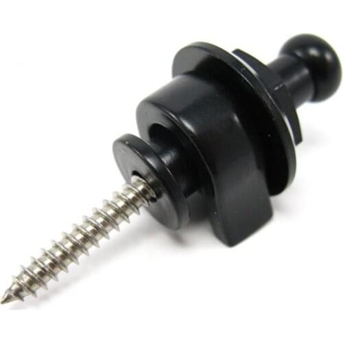 10pcs Black Schaller Style Guitar Bass Strap Locks Buckle Straplocks