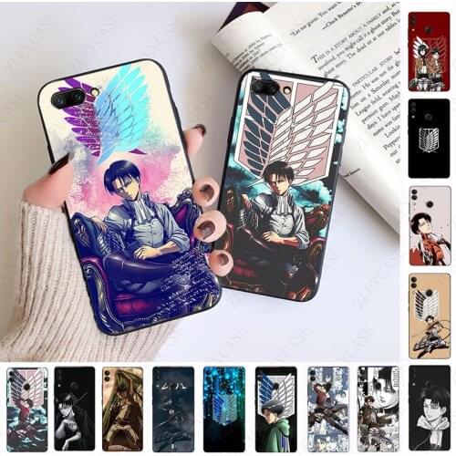 Phone Accessories Case For huawei honor 10 10i 10lite 8c 8A 8X 9 9A 9lite 20 20s 20i 20lite mate20 Cover Attack On Titan Anime