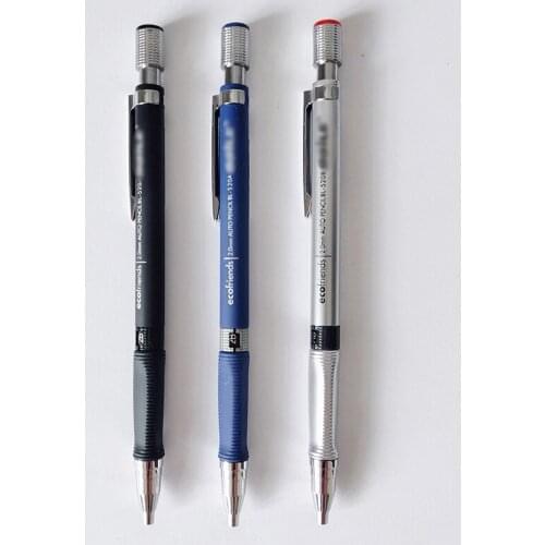 1PC 2.0mm Automatic Pencil Writing Mechanical Pencils For Student Drawing Stationery Supplies, Pen Cap With Pencil Sharpener