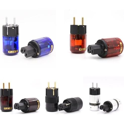 Free shipping HIFI P-037E 046E 079E/C-037 046 079 EU Power Plug ac power cord plugs
