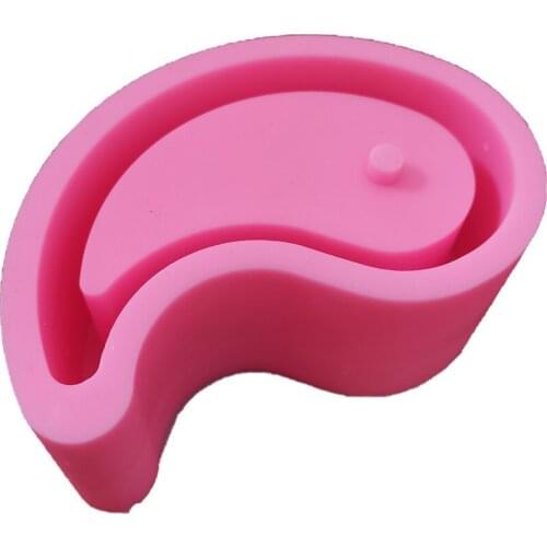 Flower Pot Making Silicone Mold Handmade Flower Pot Mold Cement Clay Making Flower Pot Tai Chi Shape Flower Pot