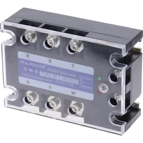 FDR3-ZF 0.5KW032 Three Phase Solid State Relay motor positive and negative solid state relay 8-32VDC Control 380/660VAC DC-AC