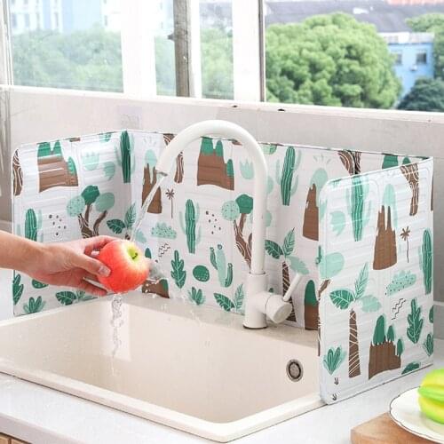 Anti Splatter Shield Guard Oil Splash Guard Aluminum Foil Oil Block Oil Barrier Stove Cook Anti-Splashing Oil Baffle TS2