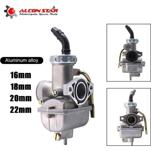 Alconstar-PZ Series Motorcycle Carburetor PZ16 PZ18 PZ20 PZ22 Hand Cable Chock Carb for 50cc 70cc 90cc Motorcycle ATV Dirt Bike