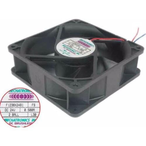 MECHATRONICS F1238X24B1 FS DC 24V 0.500A 120x120x38mm Server Cooler