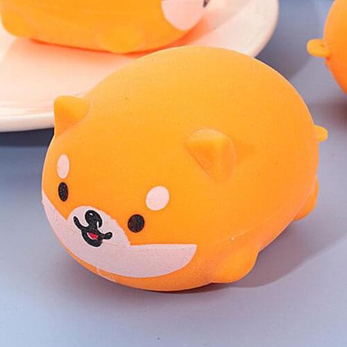 Kawaii Dog Animal Squeeze Toy Lovely Decompression Toy Dog Shape Slow Rising Toy For Girls Kids Gift Dogs Pets