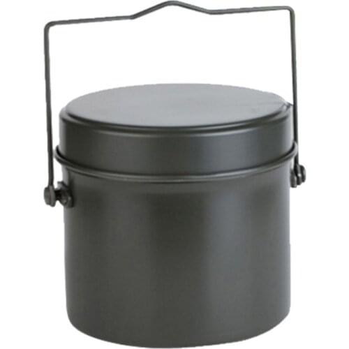 Germany Military Green Outdoor Tableware Camping Cookware Cook Set Hiking Survival Bento Lunch Boxes Pot/Bowl