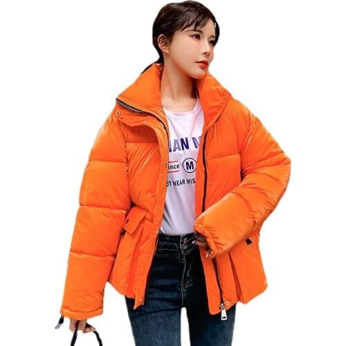 2021 New Winter Jacket Women Coat Parker Warm Down Cotton Jacket Bread Service Female Loose Parkas Outerwear Snow Wear